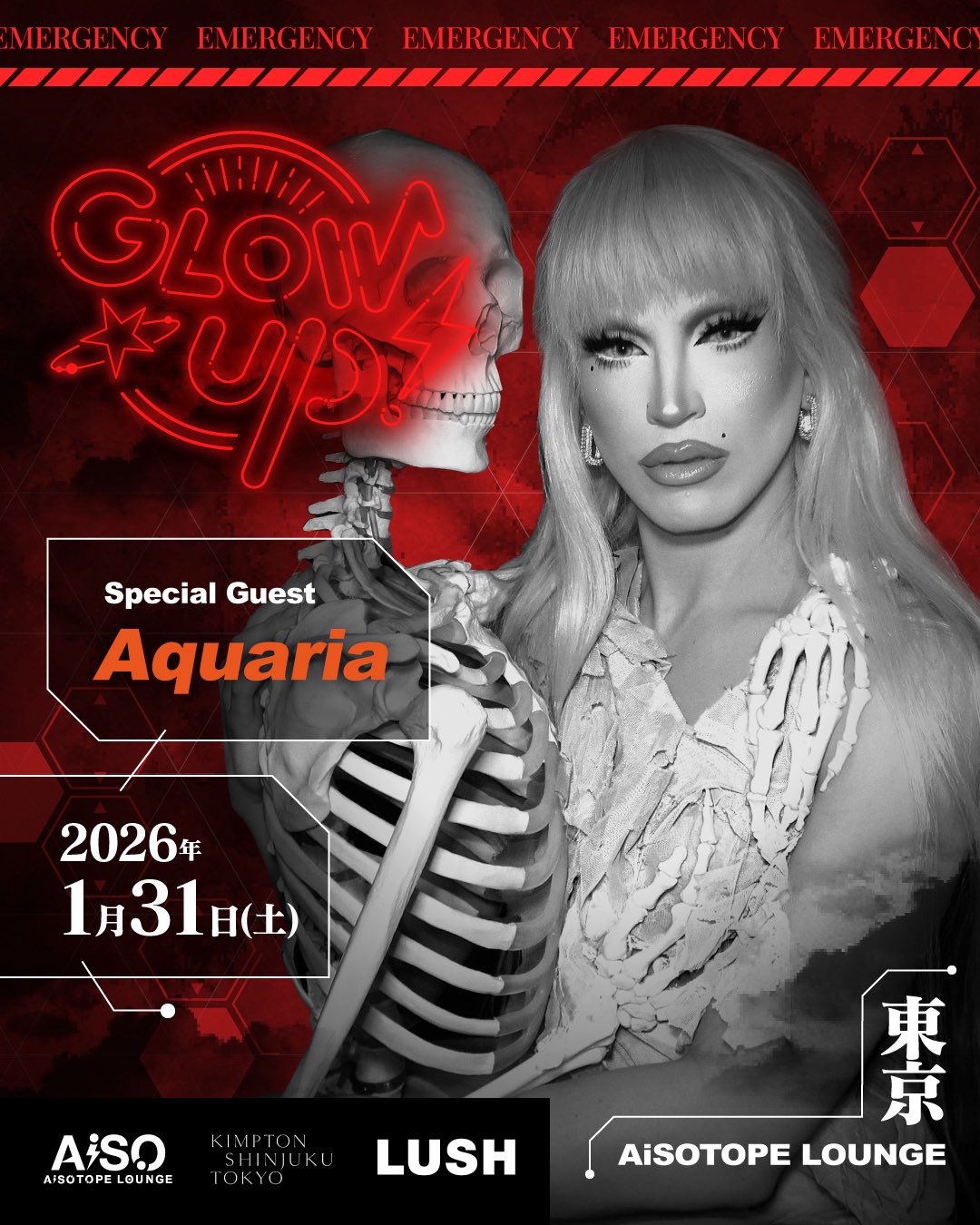 GLOW UP! Vol.2 Aquaria Japan Tour